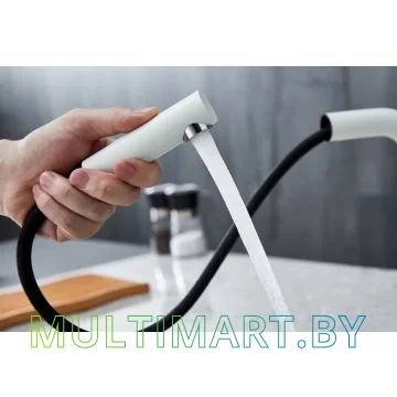 Смеситель Paulmark Kassel Ka214311-431TW (белый матовый) картинка 6